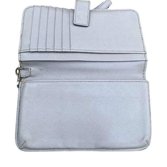 Tory Burch Soft Gray Wristlet - Picture 2 of 7